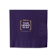 aerial view a purple 2755u luncheon napkin - (color), image 1 of 14