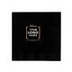 aerial view a black luncheon napkin - (color), image 1 of 13