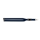 aerial view a navy buckle release 1 polyester lanyard with clasp, image 1 of 2