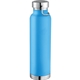 aerial view a process blue thor copper vacuum insulated 22 oz water bottle, image 1 of 7