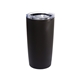 aerial view a black 20 oz. sovereign insulated tumbler, image 1 of 2