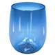 aerial view a blue 12 oz vinello shatterproof stemless wine glass (full color digital), image 1 of 2