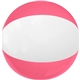 a pink with white 12 two - toned beach ball