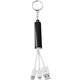 aerial view a black route light up logo 3- in -1 cable, image 1 of 5