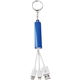 aerial view a royal blue route light up logo 3- in -1 cable, image 1 of 6