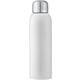 aerial view a white guzzle 28 oz stainless sports bottle, image 1 of 2