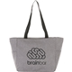 aerial view a graphite essential zip convention tote, image 1 of 5
