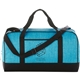 aerial view a royal blue heather 18 duffle bag, image 1 of 6