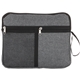aerial view a graphite multi - purpose overnight travel toiletry bag, image 1 of 5