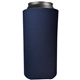 aerial view a navy foamzone collapsible 16 oz can cooler, image 1 of 2