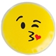 aerial view a yellow kiss kiss emoji chill patch, image 1 of 2