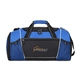 aerial view a royal blue royal blue polyester endurance sports bag, image 1 of 5