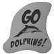15 Foam Dolphin Fin Cheering Mitt
