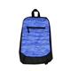 aerial view a blue polyester evolve backpack, image 1 of 2