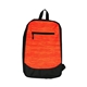 aerial view a orange polyester evolve backpack, image 1 of 2