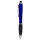 aerial view a blue the cardiff laser logo light up stylus pen, image 1 of 8