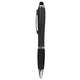 aerial view a black the cardiff laser logo light up stylus pen, image 1 of 5