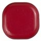 aerial view a red sofia cube shaped vanilla scented lip moisturizer, image 1 of 9