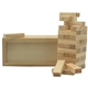aerial view a natural eco - friendly wooden tower puzzle game, image 1 of 3