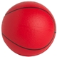 a red basketball squeezies stress reliever ball