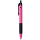 aerial view a pink sasta(tm) ballpoint pen w blue ink, image 1 of 3