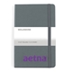 aerial view a slate grey moleskine(r) hard cover ruled medium notebook, image 1 of 5