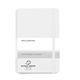 aerial view a white moleskine(r) hard cover ruled medium notebook, image 1 of 3