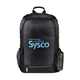 aerial view a black express packable backpack, image 1 of 3
