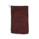 aerial view a burgundy fingertip towel dark colors, image 1 of 2