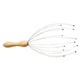aerial view a light wood head scratcher massager, image 1 of 2