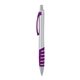aerial view a purple apex silver plunge - action ballpoint pen, image 1 of 2