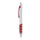 aerial view a red apex silver plunge - action ballpoint pen, image 1 of 3