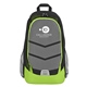 aerial view a lime green diamond lattice accent laptop backpack, image 1 of 2