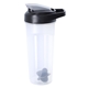 aerial view a gray 21 oz jet shaker bottle, image 1 of 2