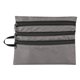 aerial view a gray tech accessory travel bag, image 1 of 5