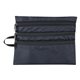 aerial view a navy blue tech accessory travel bag, image 1 of 2