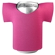 a magenta foam can cooler jersey