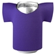 a purple foam can cooler jersey