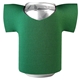 a kelly green foam can cooler jersey