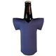 a navy jersey scuba sleeve for bottles