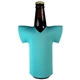 a turquoise jersey scuba sleeve for bottles