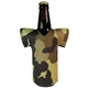 a tan camo jersey scuba sleeve for bottles