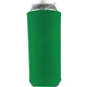aerial view a kelly green 24 oz tall boy scuba coolie, image 1 of 2