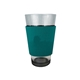 a turquoise party / pint glass cup cooler