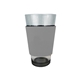 a grey party / pint glass cup cooler