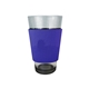 a purple party / pint glass cup cooler