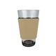 a khaki party / pint glass cup cooler