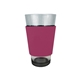 a crimson party / pint glass cup cooler