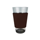 a chocolate party / pint glass cup cooler