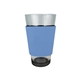 a carolina blue party / pint glass cup cooler